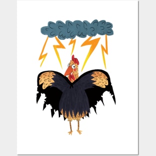 Dracula Chicken Posters and Art